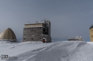 Meteorological station at the top